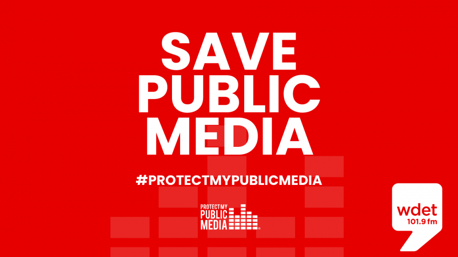 Save Public Media logo